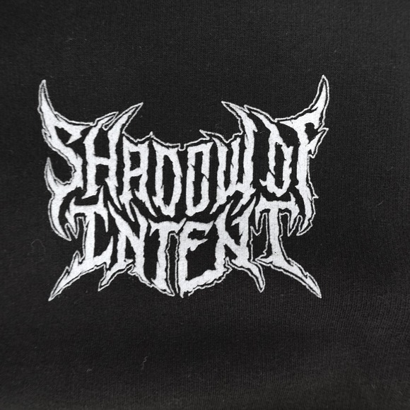 Independent Shadow of Intent Hoodie Mens Large Black Band Metal Pullover Graphic - Picture 8 of 11